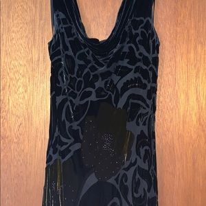 Sue Wong Nocturne | Draped Neck Beaded Gown